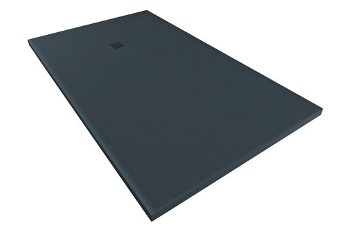 Receveur de Douche Résine de Synthèse mina gris anthracite 70x140 - Elmer